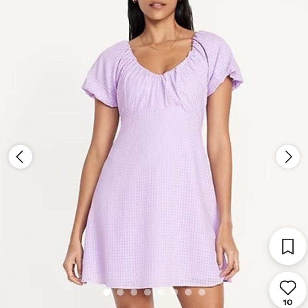 NWT Old Navy Flutter-Sleeve Mini Swing Dress